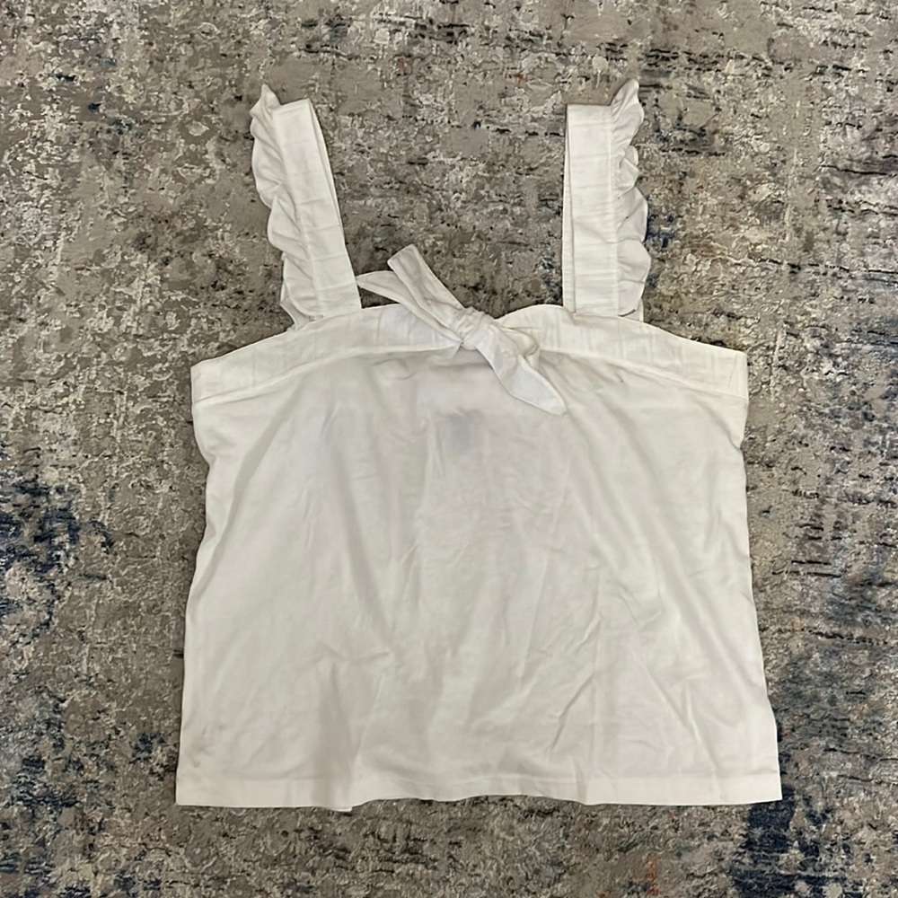White J.Crew Summer Tank. In great condition.